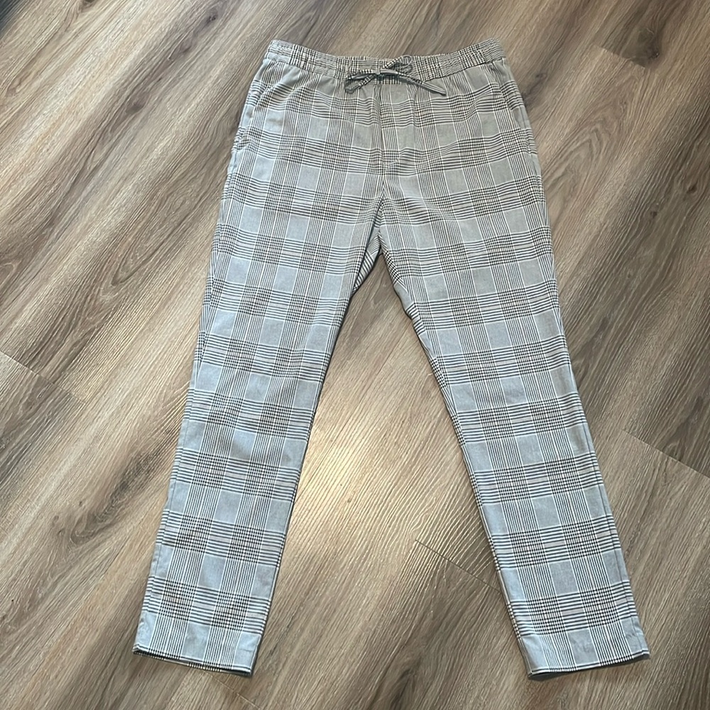 H&M Men’s patterned drawstring trouser (M)